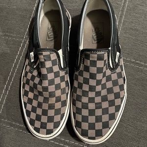 VANS checkerboard slip on. Good condition. Plenty of tread on the bottom.